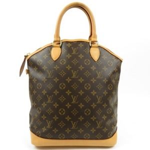 Louis Vuitton Vintage Monogram Handbag Nume Leather Brown